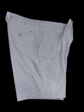 Peter Millar Light Gray Flat Front Chino Shorts